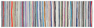 Chaput Over Dyed Kilim Rug 4'0'' x 13'7'' ft 122 x 415 cm
