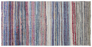 Chaput Over Dyed Kilim Rug 5'3'' x 10'3'' ft 161 x 312 cm