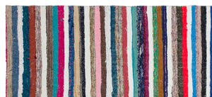 Chaput Over Dyed Kilim Rug 4'11'' x 11'1'' ft 151 x 338 cm