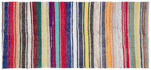Chaput Over Dyed Kilim Rug 5'1'' x 11'5'' ft 154 x 348 cm