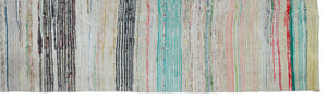 Chaput Over Dyed Kilim Rug 3'4'' x 11'7'' ft 101 x 353 cm