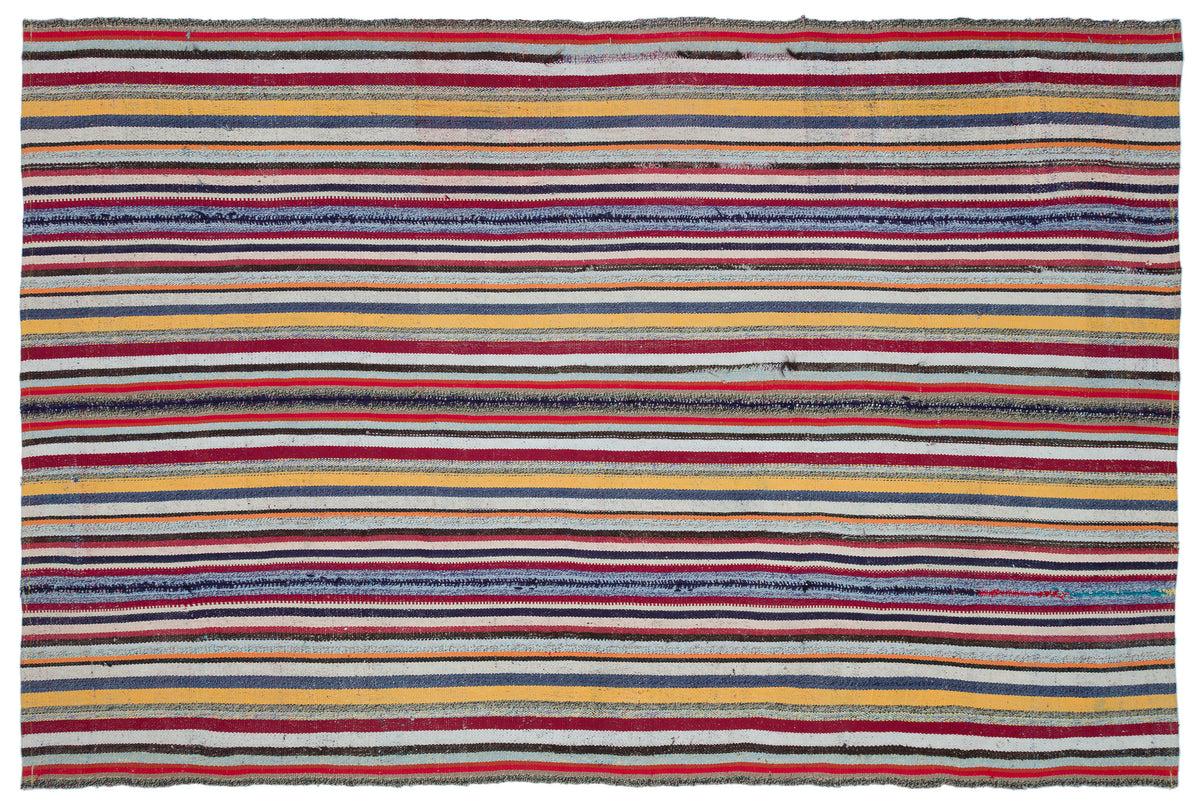 Chaput Over Dyed Kilim Rug 6&#39;4&#39;&#39; x 9&#39;8&#39;&#39; ft 192 x 294 cm