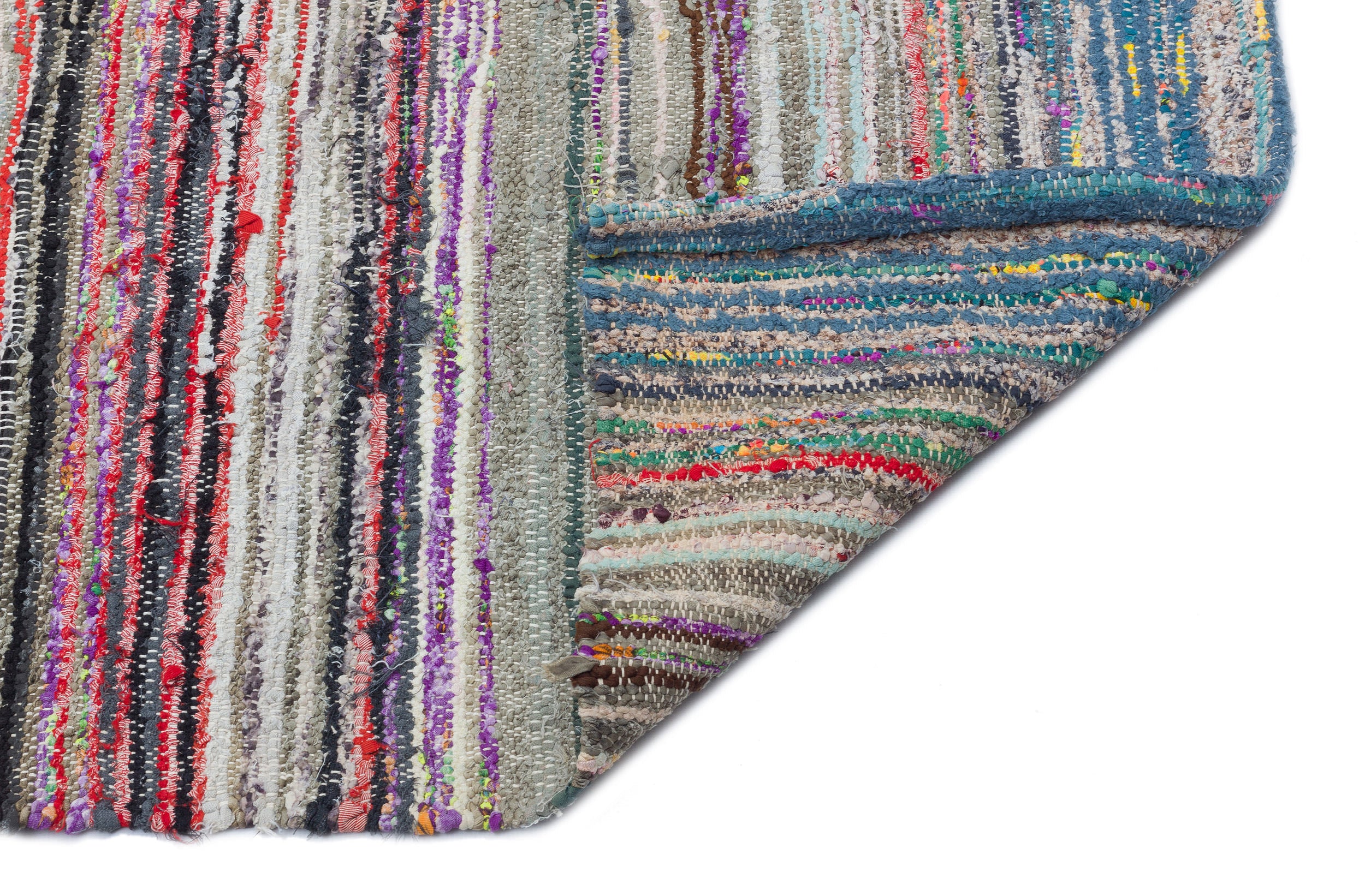 Chaput Over Dyed Kilim Rug 5'1'' x 11'4'' ft 156 x 345 cm