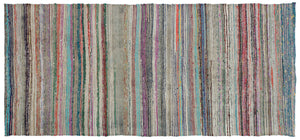 Chaput Over Dyed Kilim Rug 5'1'' x 11'4'' ft 156 x 345 cm