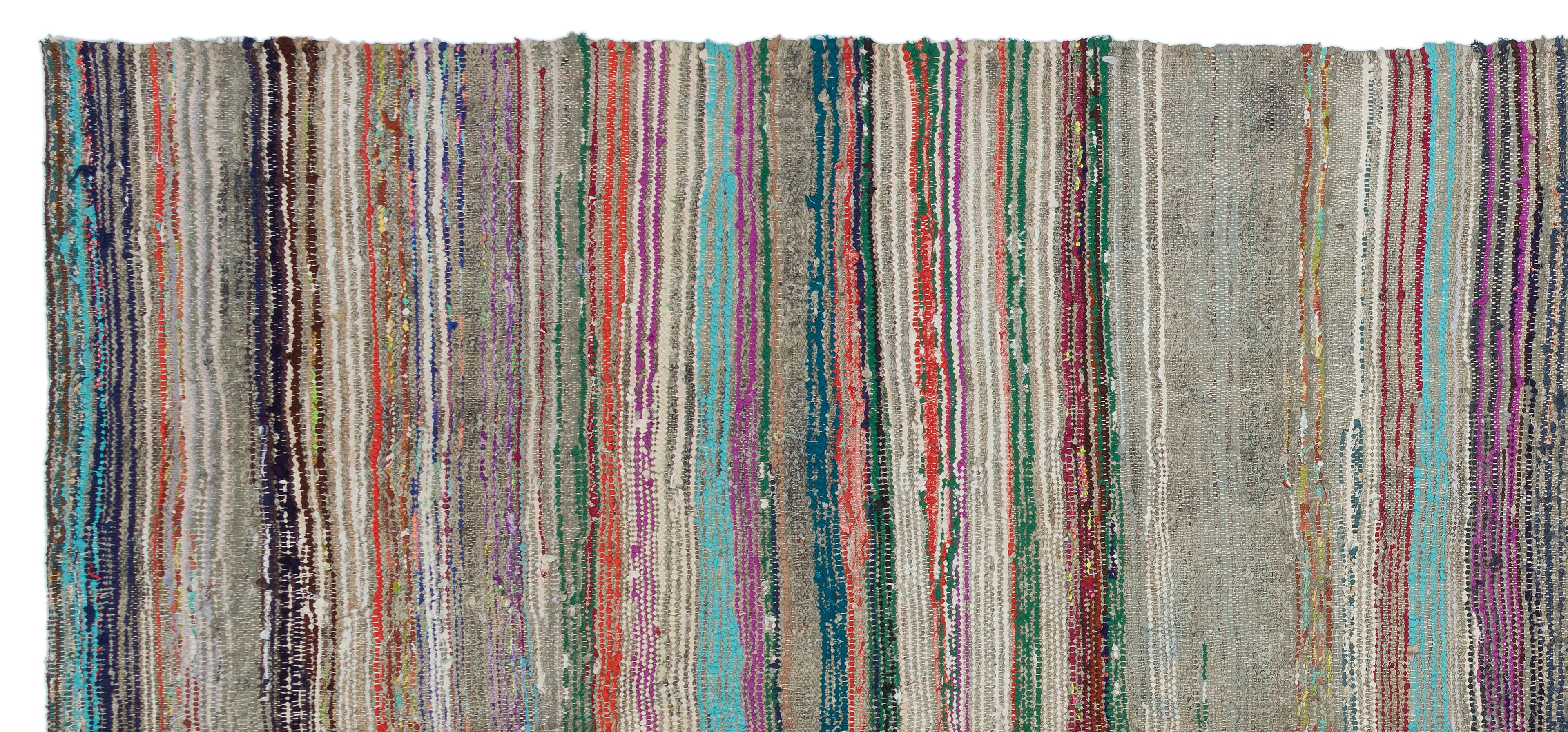 Chaput Over Dyed Kilim Rug 5'1'' x 11'4'' ft 156 x 345 cm