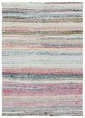 Chaput Over Dyed Kilim Rug 4'4'' x 6'2'' ft 131 x 187 cm