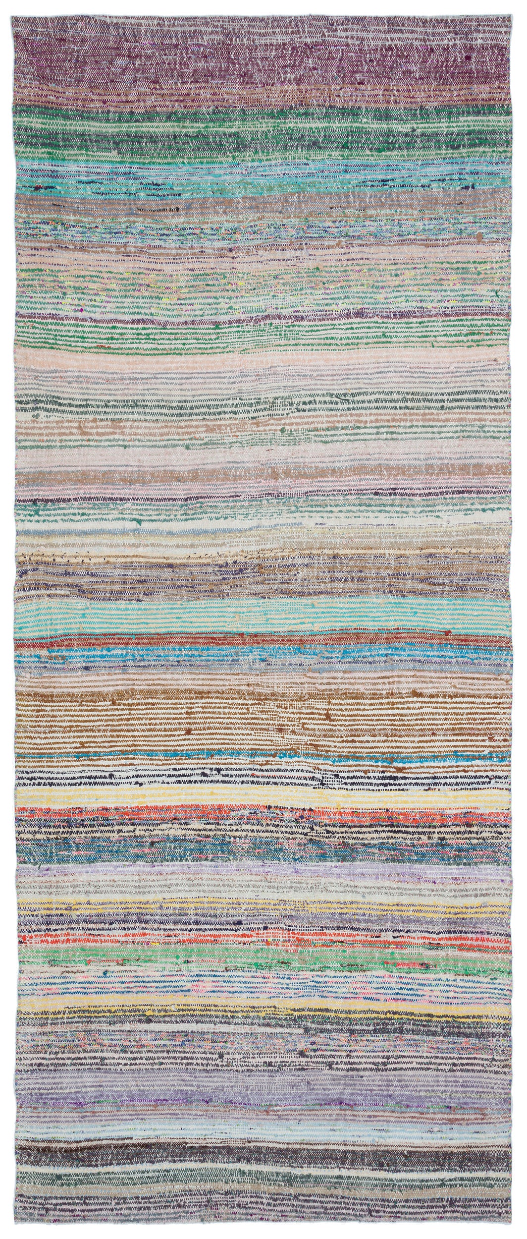 Chaput Over Dyed Kilim Rug 4'5'' x 10'10'' ft 135 x 330 cm