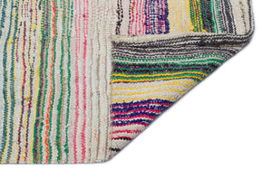 Chaput Over Dyed Kilim Rug 4'5'' x 12'4'' ft 135 x 377 cm