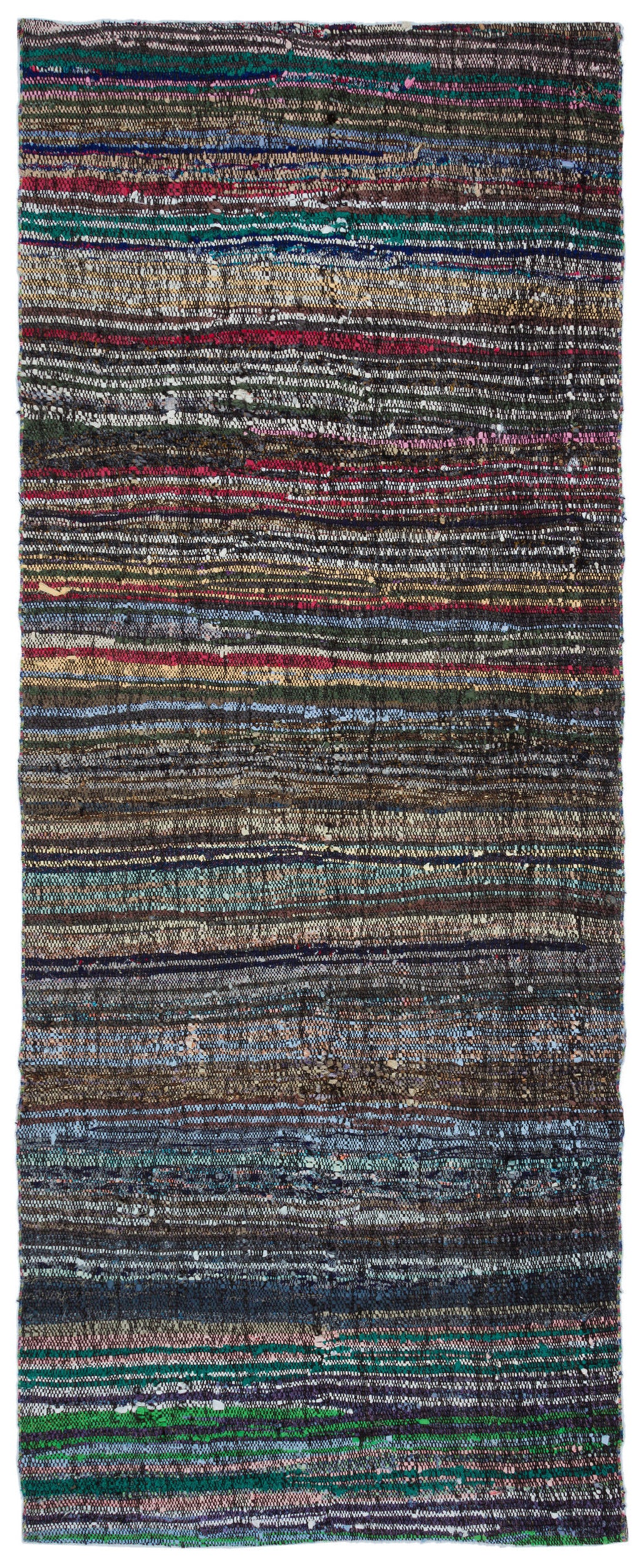 Chaput Over Dyed Kilim Rug 4'0'' x 9'12'' ft 123 x 304 cm