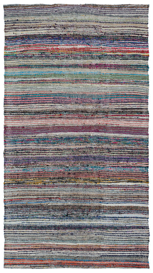 Chaput Over Dyed Kilim Rug 5'5'' x 9'11'' ft 165 x 302 cm