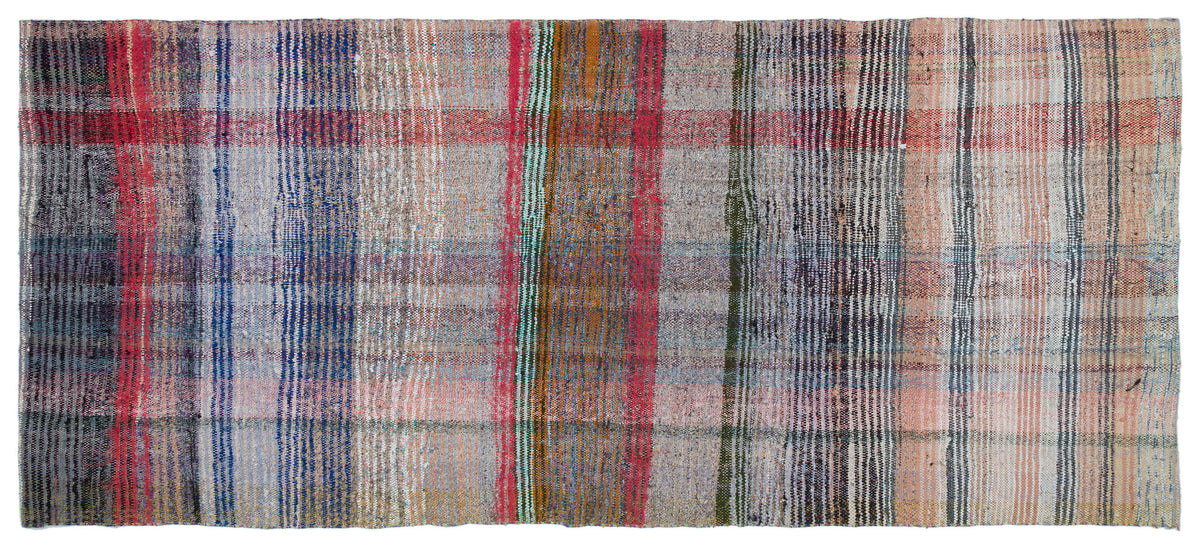 Chaput Over Dyed Kilim Rug 4&#39;6&#39;&#39; x 10&#39;1&#39;&#39; ft 137 x 308 cm