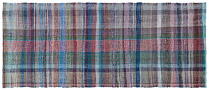 Chaput Over Dyed Kilim Rug 4'6'' x 10'9'' ft 136 x 327 cm