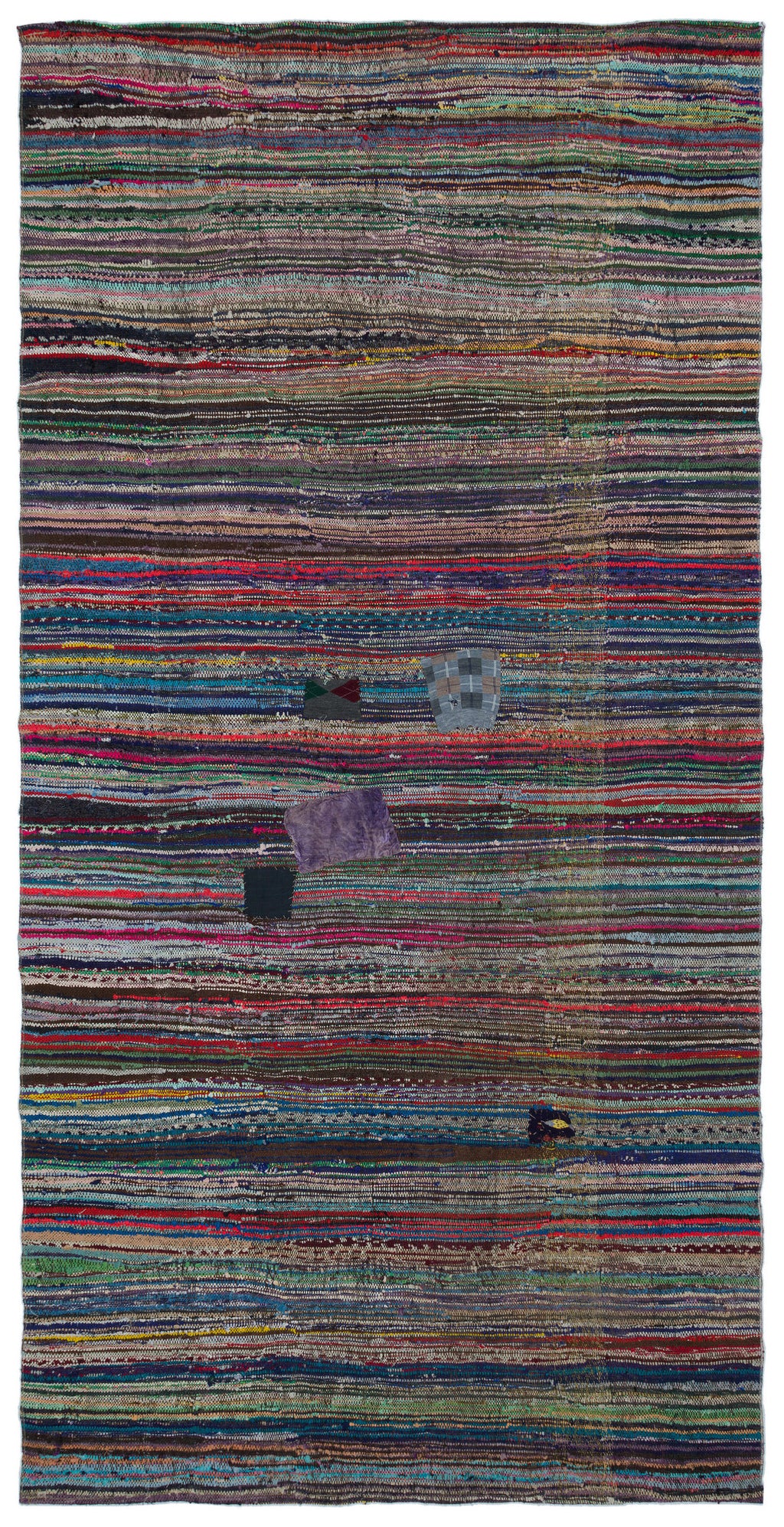 Chaput Over Dyed Kilim Rug 5'6'' x 10'10'' ft 168 x 330 cm