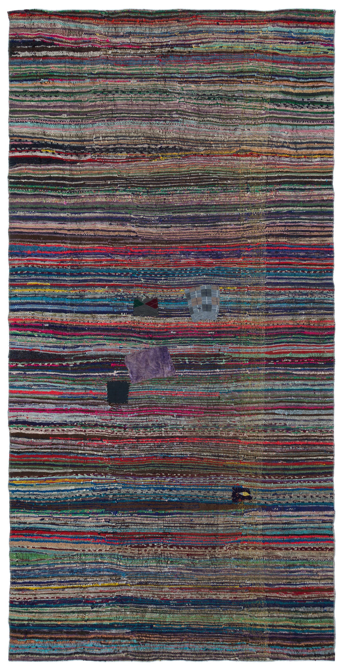 Chaput Over Dyed Kilim Rug 5&#39;6&#39;&#39; x 10&#39;10&#39;&#39; ft 168 x 330 cm