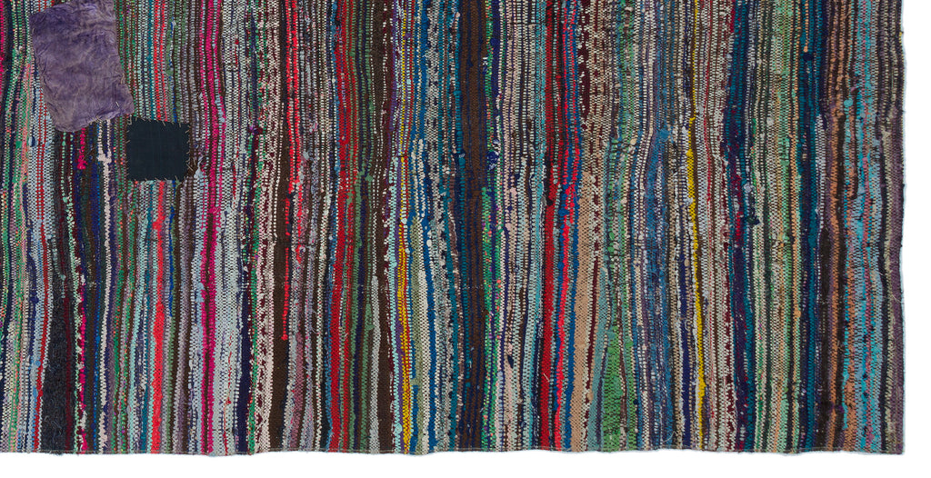 Chaput Over Dyed Kilim Rug 5'6'' x 10'10'' ft 168 x 330 cm