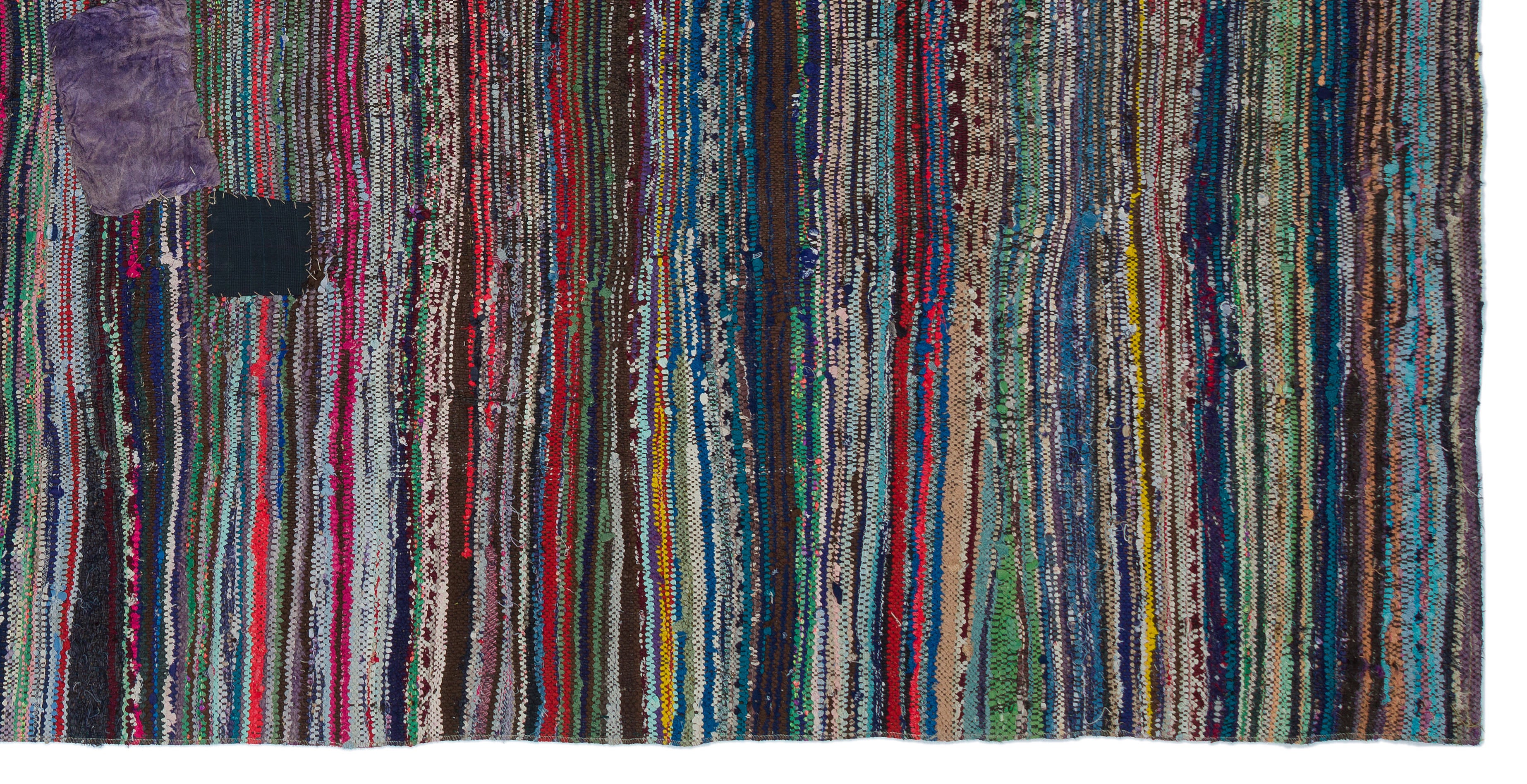 Chaput Over Dyed Kilim Rug 5'6'' x 10'10'' ft 168 x 330 cm