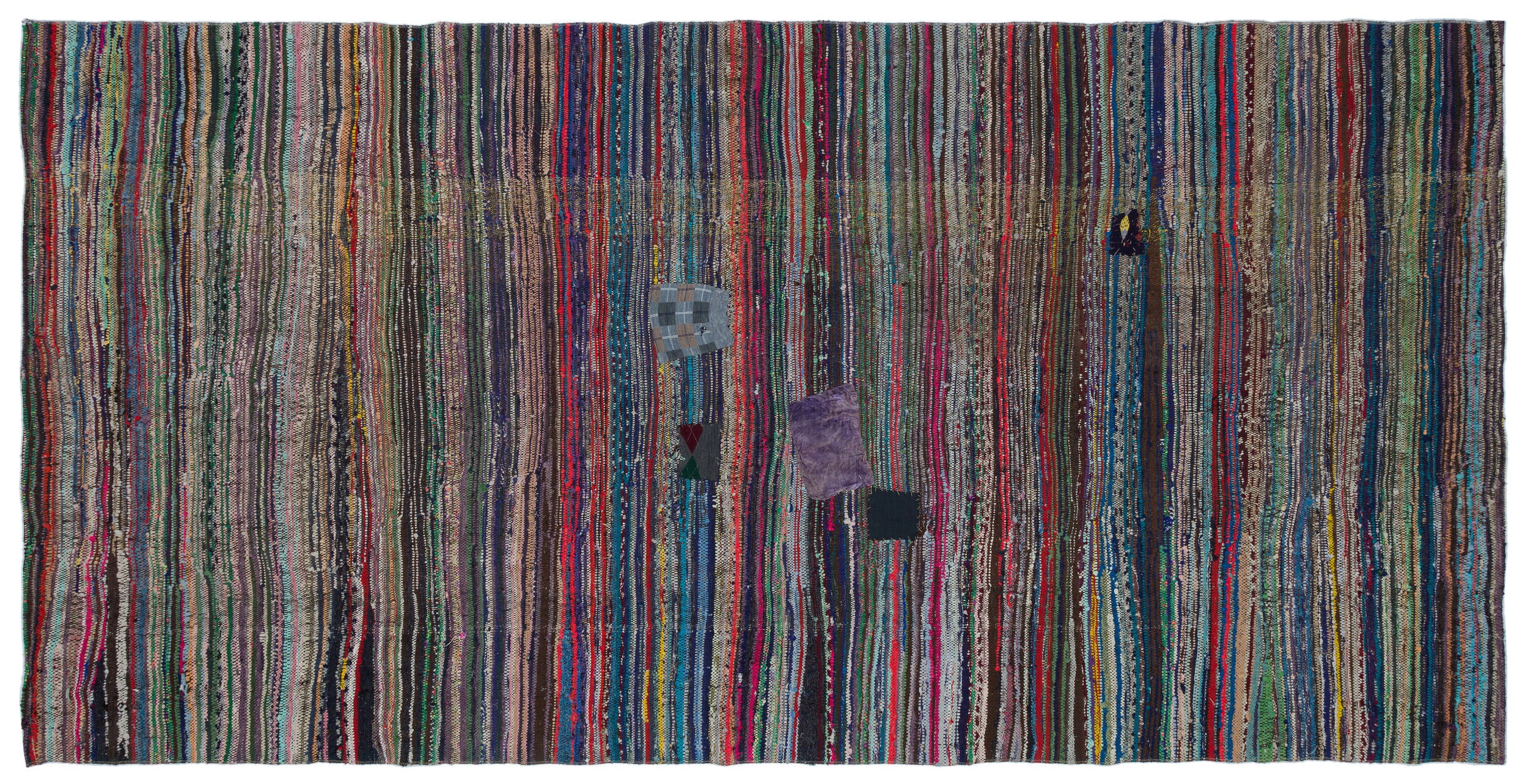 Chaput Over Dyed Kilim Rug 5'6'' x 10'10'' ft 168 x 330 cm