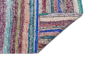 Chaput Over Dyed Kilim Rug 4'2'' x 10'2'' ft 127 x 310 cm