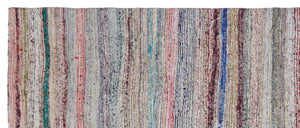 Chaput Over Dyed Kilim Rug 4'2'' x 10'2'' ft 127 x 310 cm