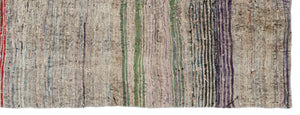 Chaput Over Dyed Kilim Rug 3'12'' x 10'6'' ft 121 x 320 cm