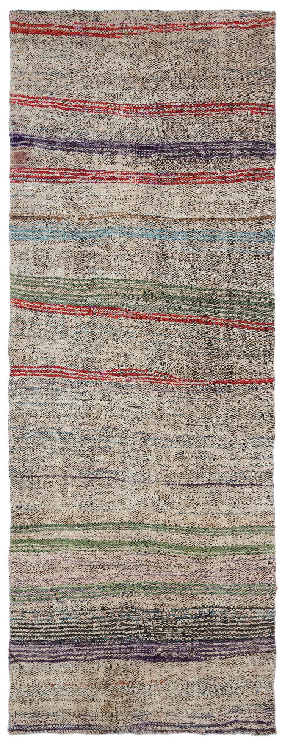 Chaput Over Dyed Kilim Rug 3&#39;12&#39;&#39; x 10&#39;6&#39;&#39; ft 121 x 320 cm