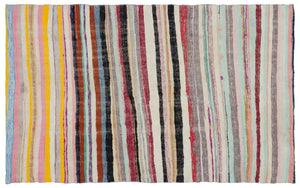 Chaput Over Dyed Kilim Rug 5'2'' x 8'6'' ft 157 x 260 cm