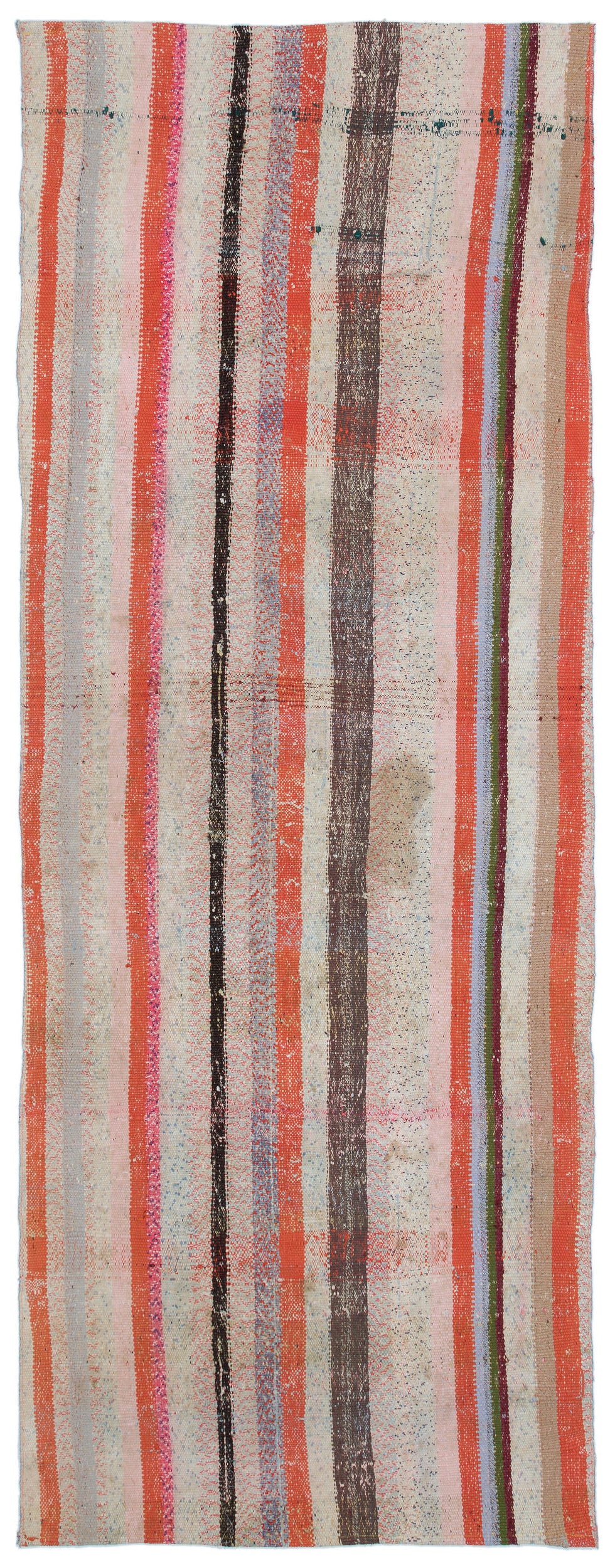 Chaput Over Dyed Kilim Rug 3'5'' x 8'11'' ft 104 x 272 cm
