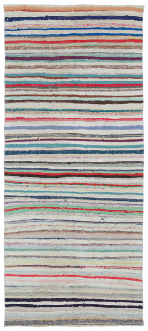 Chaput Over Dyed Kilim Rug 3'11'' x 9'3'' ft 120 x 281 cm