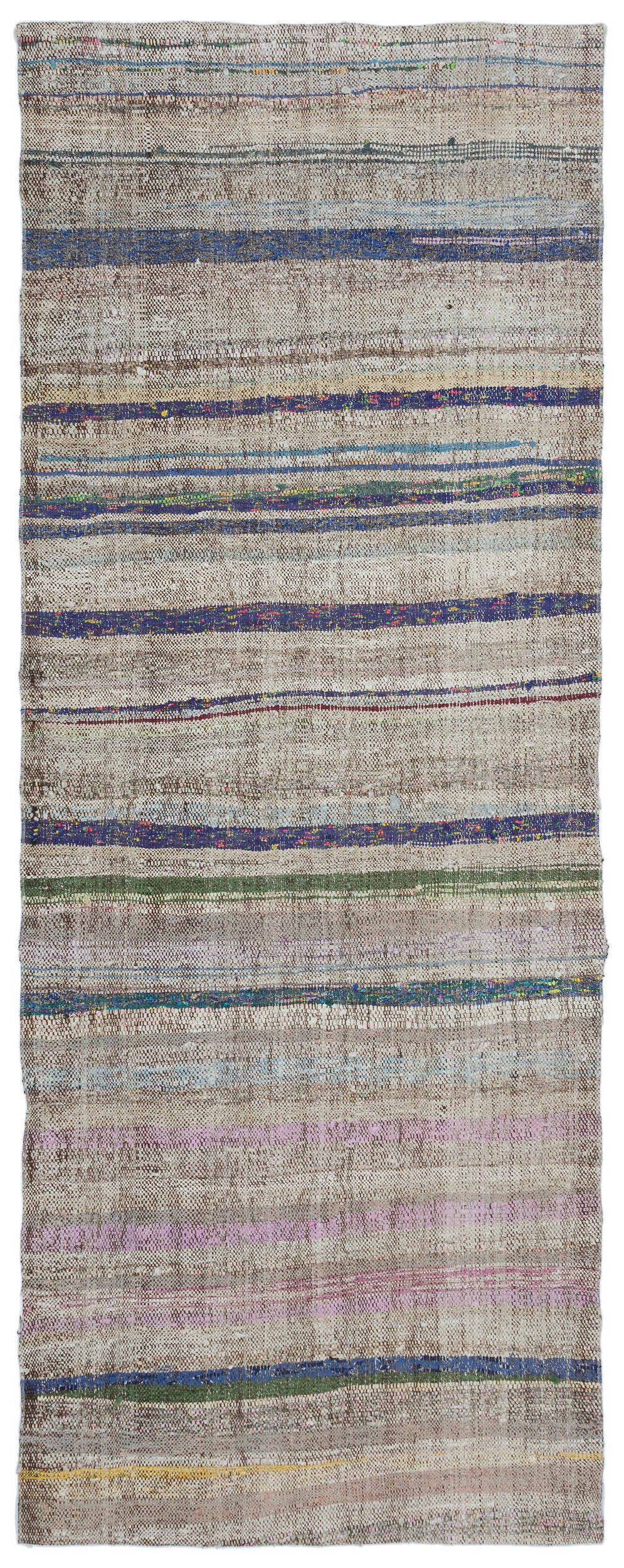 Chaput Over Dyed Kilim Rug 3&#39;5&#39;&#39; x 8&#39;12&#39;&#39; ft 104 x 274 cm
