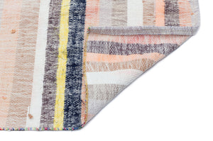 Chaput Over Dyed Kilim Rug 3'7'' x 7'11'' ft 110 x 241 cm