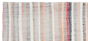 Chaput Over Dyed Kilim Rug 3'7'' x 7'11'' ft 110 x 241 cm