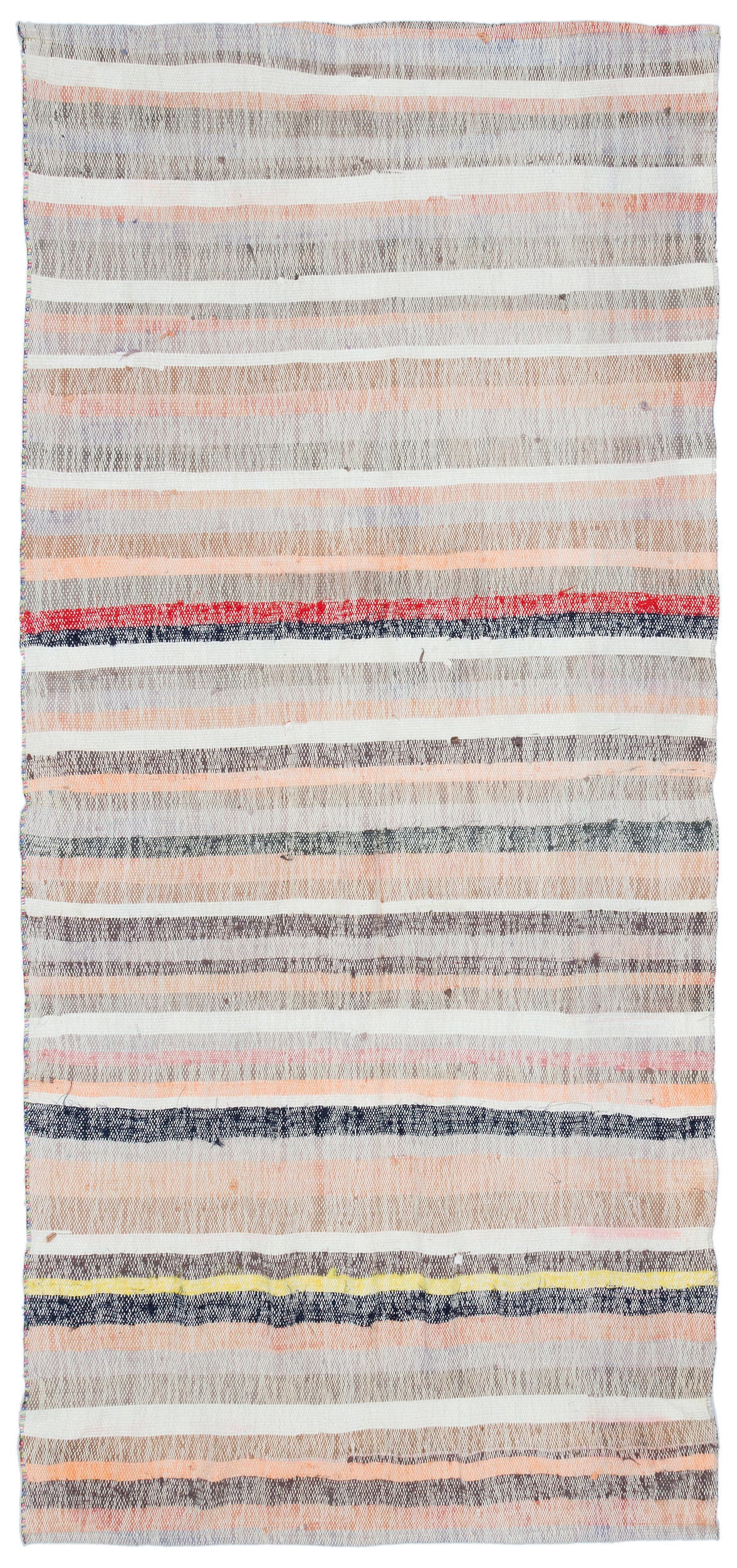 Chaput Over Dyed Kilim Rug 3'7'' x 7'11'' ft 110 x 241 cm
