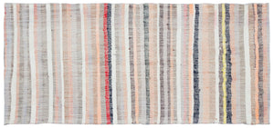 Chaput Over Dyed Kilim Rug 3'7'' x 7'11'' ft 110 x 241 cm
