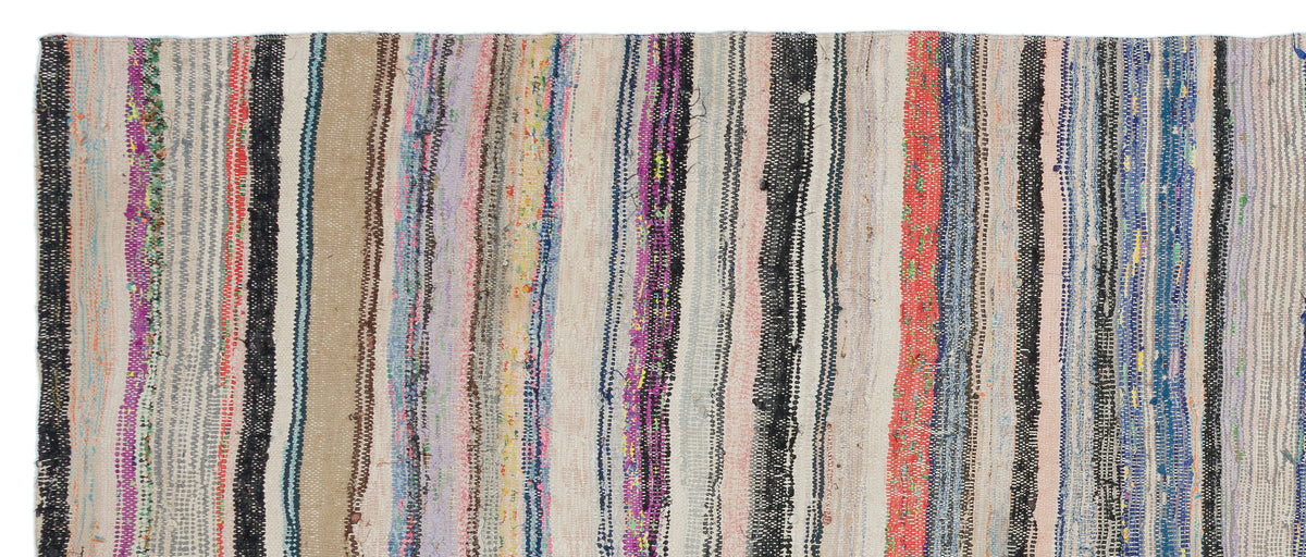 Chaput Over Dyed Kilim Rug 4&#39;4&#39;&#39; x 10&#39;6&#39;&#39; ft 132 x 321 cm