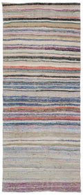 Chaput Over Dyed Kilim Rug 4'4'' x 10'6'' ft 132 x 321 cm