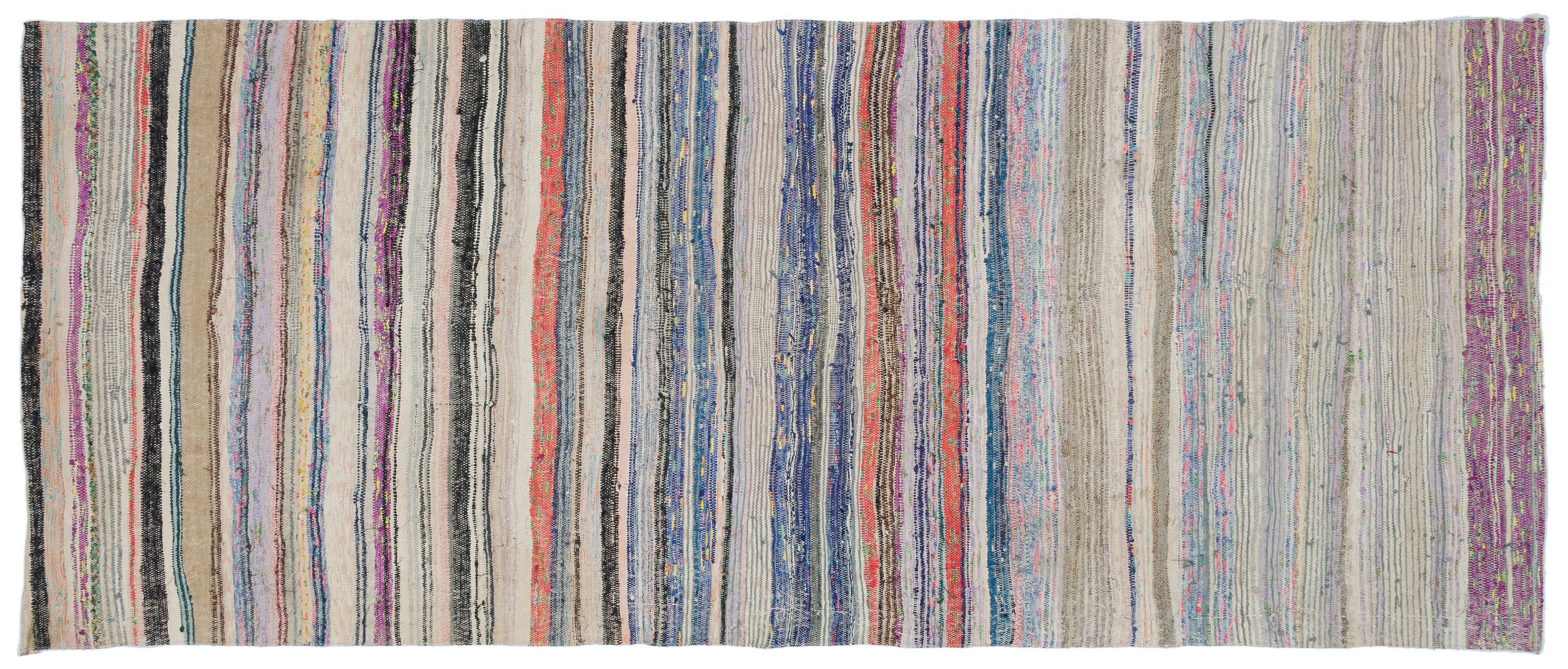 Chaput Over Dyed Kilim Rug 4'4'' x 10'6'' ft 132 x 321 cm
