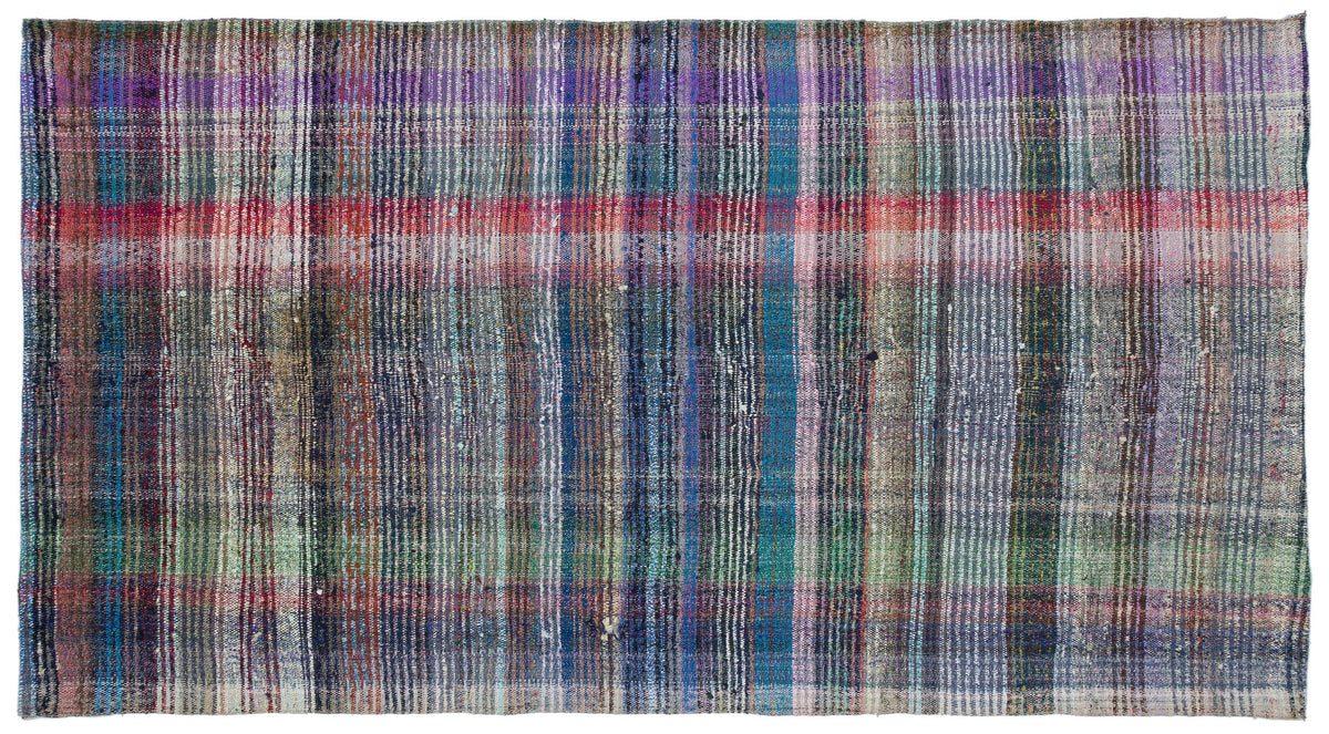 Chaput Over Dyed Kilim Rug 5&#39;5&#39;&#39; x 9&#39;7&#39;&#39; ft 164 x 293 cm