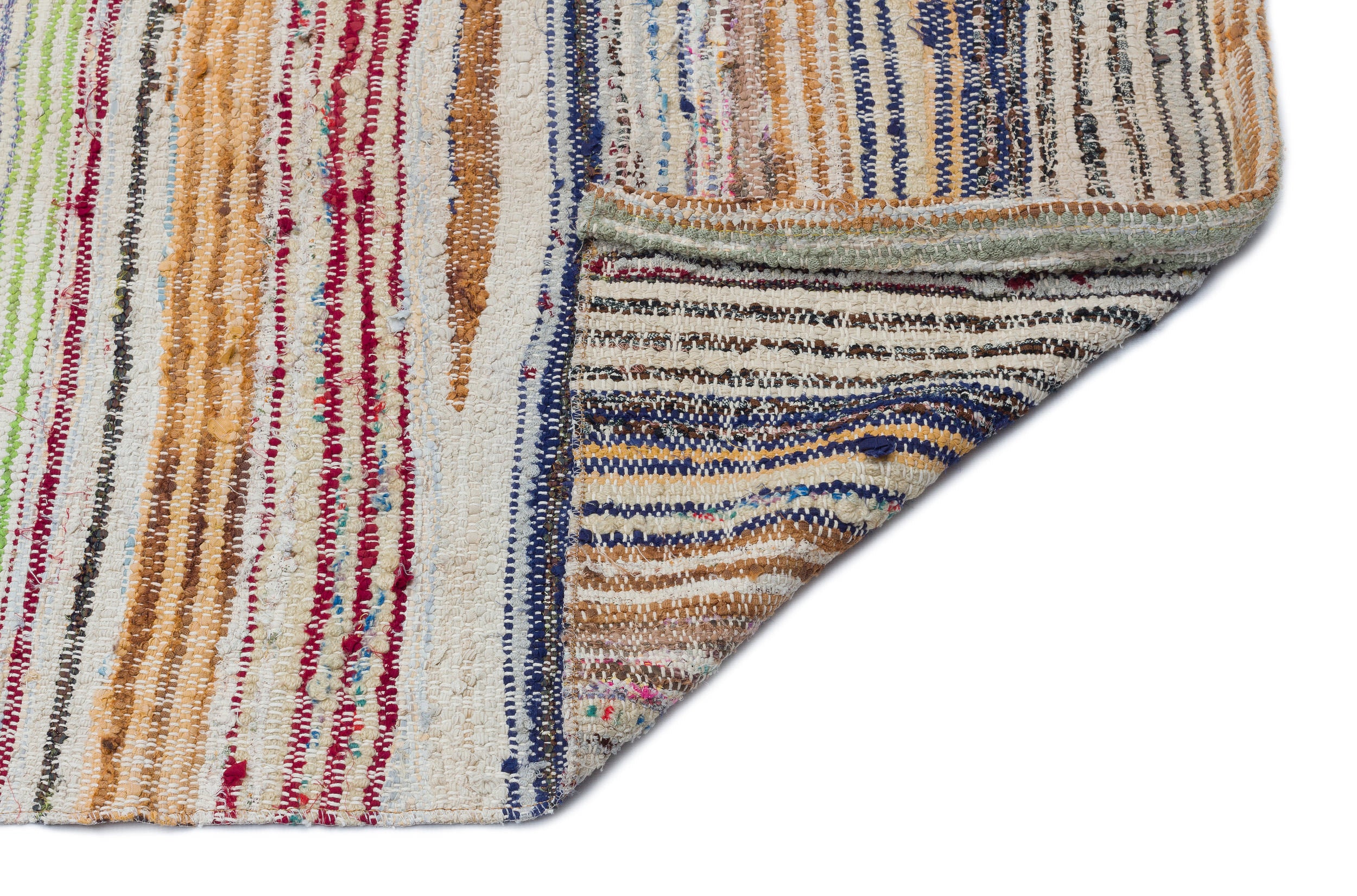 Chaput Over Dyed Kilim Rug 5'5'' x 12'7'' ft 166 x 383 cm