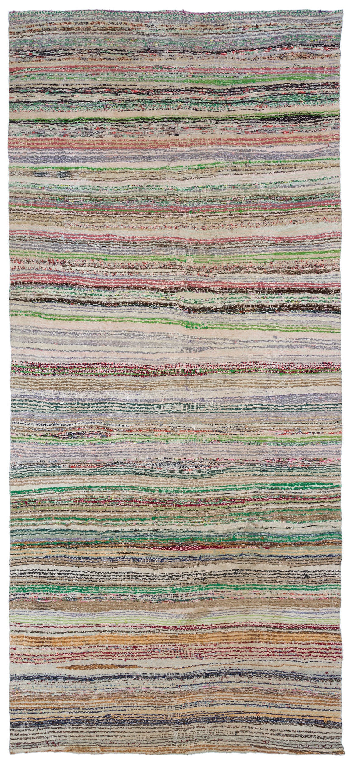 Chaput Over Dyed Kilim Rug 5'5'' x 12'7'' ft 166 x 383 cm