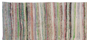 Chaput Over Dyed Kilim Rug 5'5'' x 12'7'' ft 166 x 383 cm