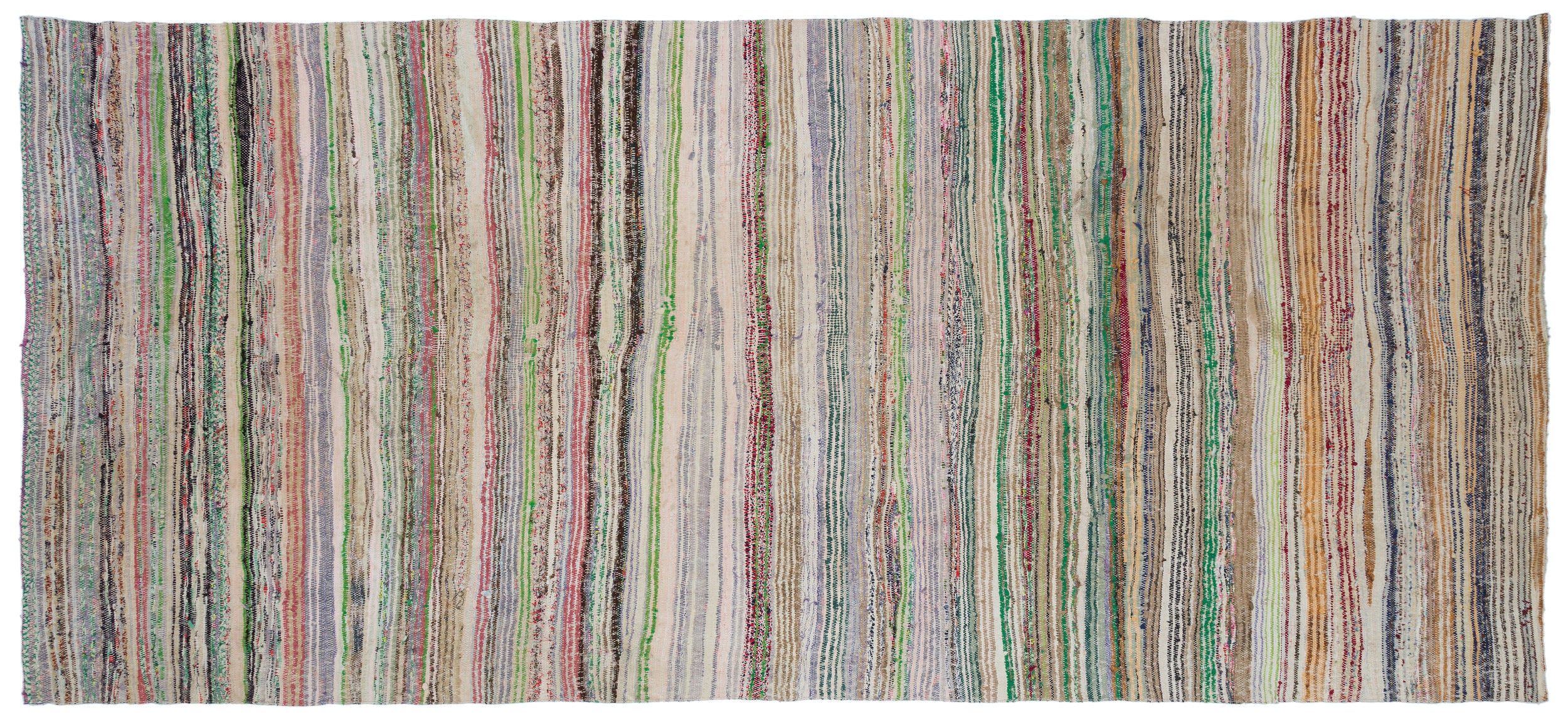 Chaput Over Dyed Kilim Rug 5'5'' x 12'7'' ft 166 x 383 cm
