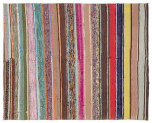 Chaput Over Dyed Kilim Rug 5'3'' x 6'7'' ft 160 x 201 cm