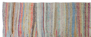 Chaput Over Dyed Kilim Rug 3'10'' x 9'7'' ft 118 x 292 cm