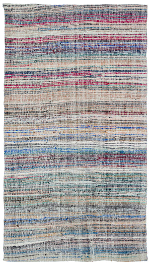 Chaput Over Dyed Kilim Rug 5'5'' x 9'10'' ft 165 x 300 cm