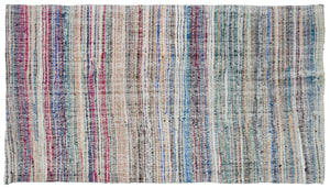 Chaput Over Dyed Kilim Rug 5'5'' x 9'10'' ft 165 x 300 cm