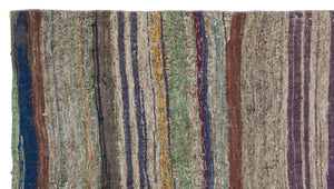 Chaput Over Dyed Kilim Rug 4'3'' x 7'7'' ft 130 x 230 cm