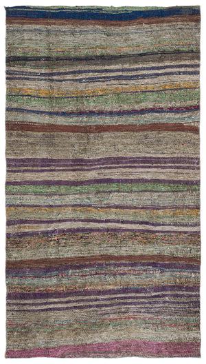 Chaput Over Dyed Kilim Rug 4'3'' x 7'7'' ft 130 x 230 cm