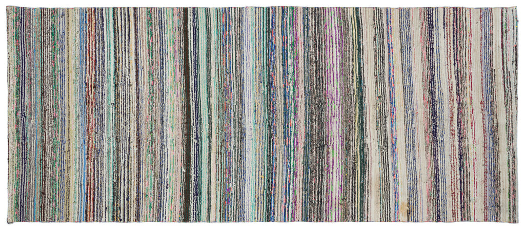 Chaput Over Dyed Kilim Rug 4'4'' x 10'3'' ft 132 x 312 cm