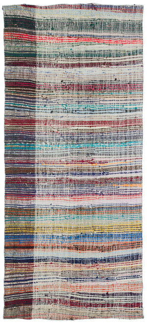 Chaput Over Dyed Kilim Rug 4'10'' x 10'10'' ft 147 x 330 cm