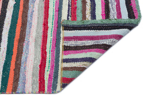Chaput Over Dyed Kilim Rug 5'5'' x 5'9'' ft 164 x 175 cm
